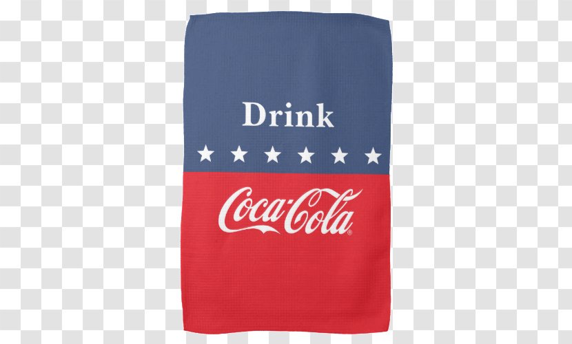 Coca-Cola Fizzy Drinks - Kitchen Towel Transparent PNG