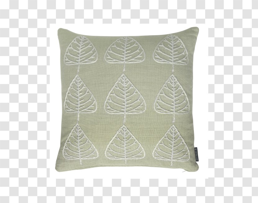 Throw Pillows Cushion Textile - Leaf Fabric Pattern Transparent PNG