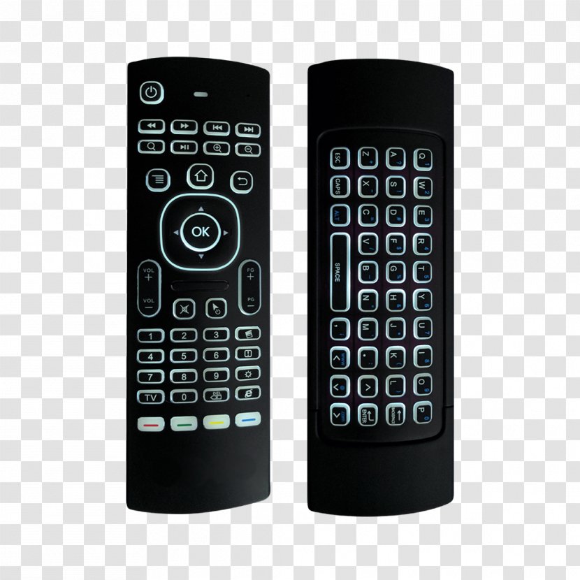 Computer Keyboard Mouse Remote Controls Wireless Backlight Transparent PNG