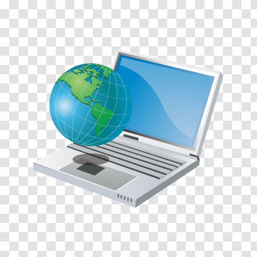 Laptop Dell Euclidean Vector - Technology - Earth And Laptops Transparent PNG