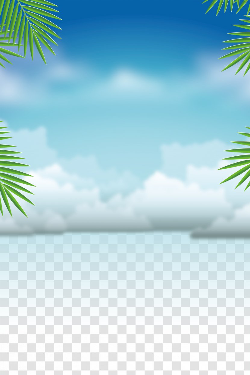 Summer Vacation - Area - Swimming Training Background Material Transparent PNG