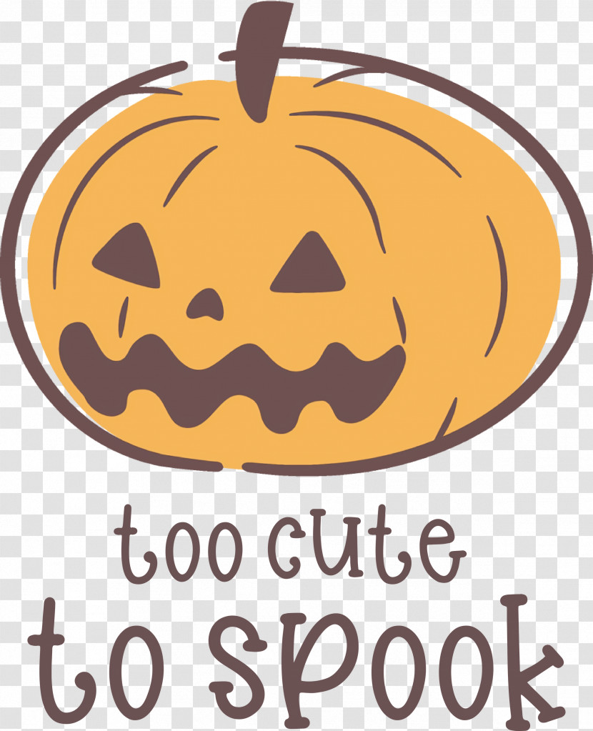 Halloween Too Cute To Spook Spook Transparent PNG