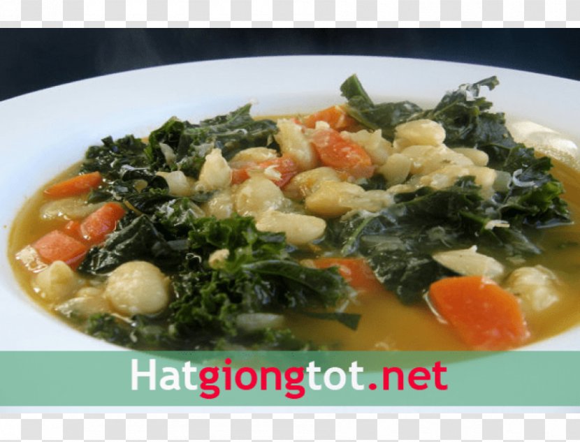 Vegetarian Cuisine Cap Cai Leaf Vegetable Recipe Soup - Lacinato Kale Transparent PNG