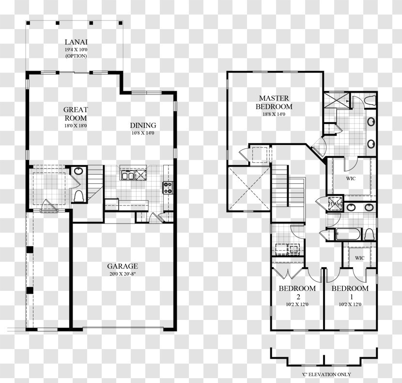 Floor Plan Line - Schematic - Design Transparent PNG