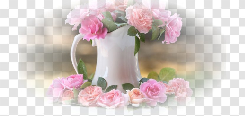 Desktop Wallpaper Vase Rose Flower Bouquet - Cut Flowers Transparent PNG