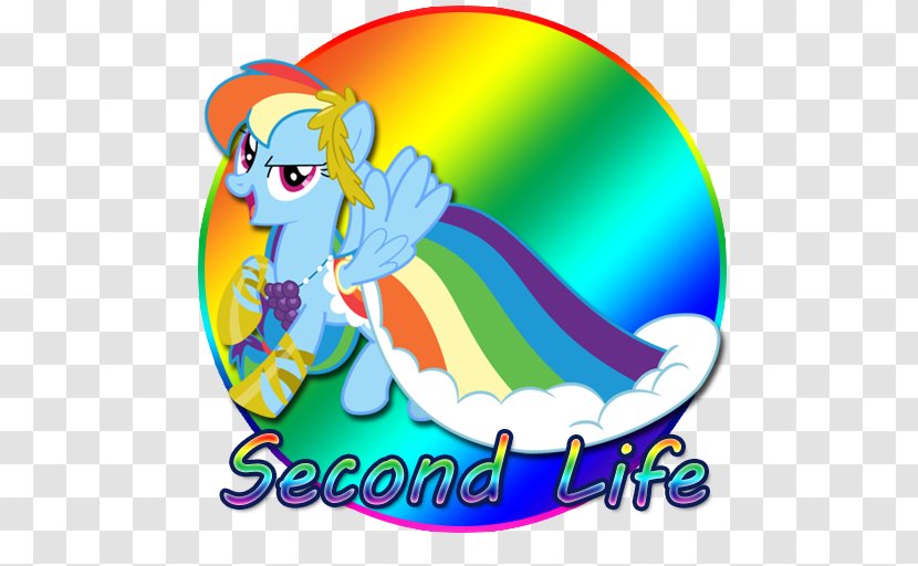 Rainbow Dash Second Life Clip Art - Fictional Character - SECOND LIFE Transparent PNG