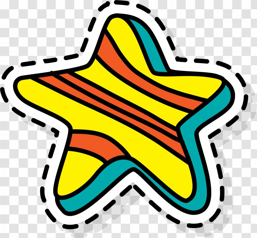 Starfish Five-pointed Star Cartoon Clip Art - Colorful Transparent PNG