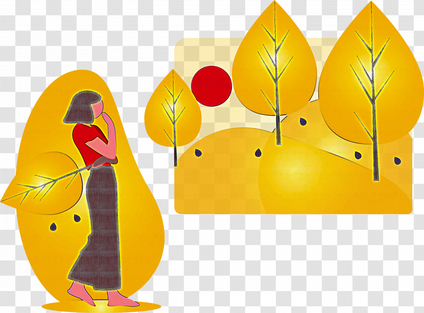 Forest Tree Girl Transparent PNG