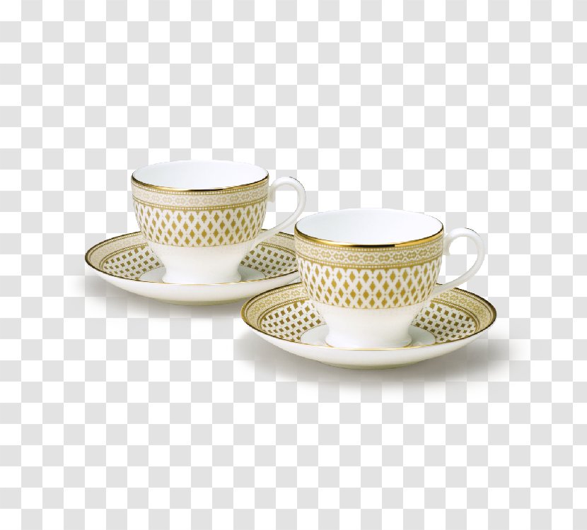 Coffee Cup Saucer Tableware Plate - Serveware Transparent PNG