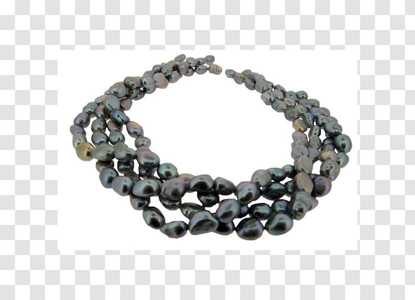 Bracelet Pearl Necklace Gemstone Grey - Fashion Accessory Transparent PNG
