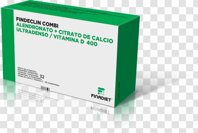 Alendronic Acid Vitamin D Finadiet SACIFI Calcium Citrate - Leaflet Transparent PNG
