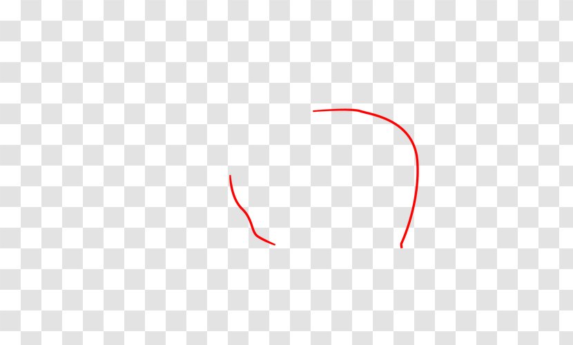 Line Product Design Point Angle Graphics - Red - Cow Sketch Transparent PNG