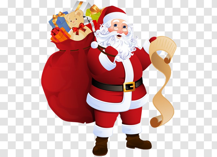 Santa Claus Gift Mrs. Father Christmas - Child Transparent PNG