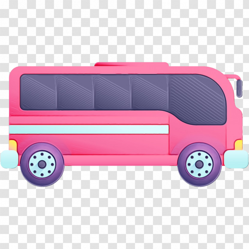 Land Vehicle Vehicle Pink Transport Car Transparent PNG