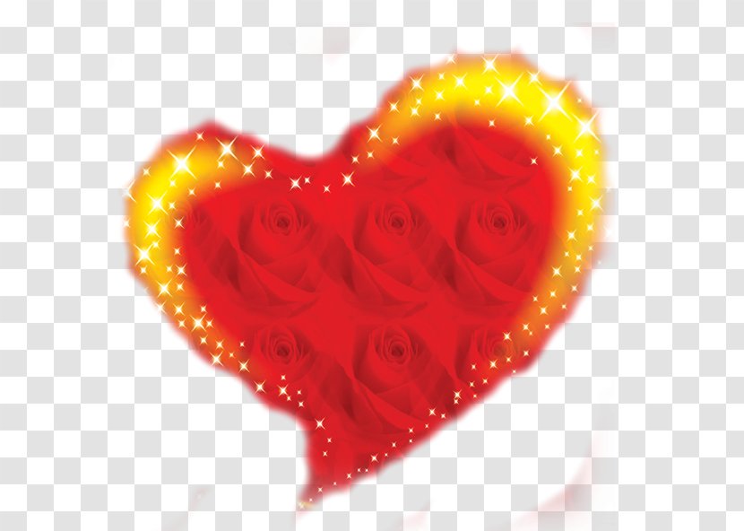 Heart Rose Computer File - Valentines Day - Red Transparent PNG