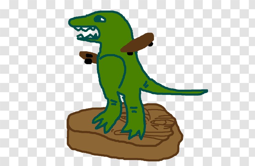 Tyrannosaurus Green Bond Steak Clip Art - Dinosaur - Pepe The Frog Transparent PNG