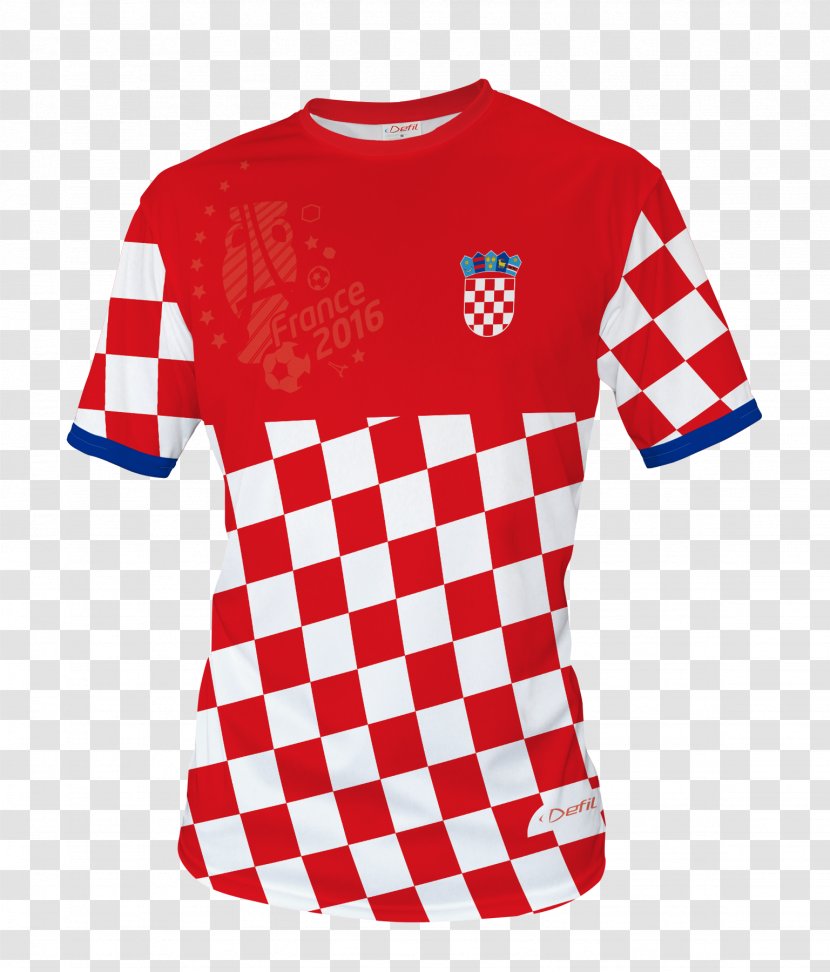 UEFA Euro 2016 Croatia National Football Team World Cup Fashion Sport - T Shirt Transparent PNG