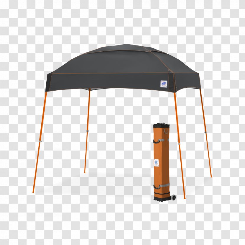 Pop Up Canopy Tent Steel Shelter - Orange Transparent PNG