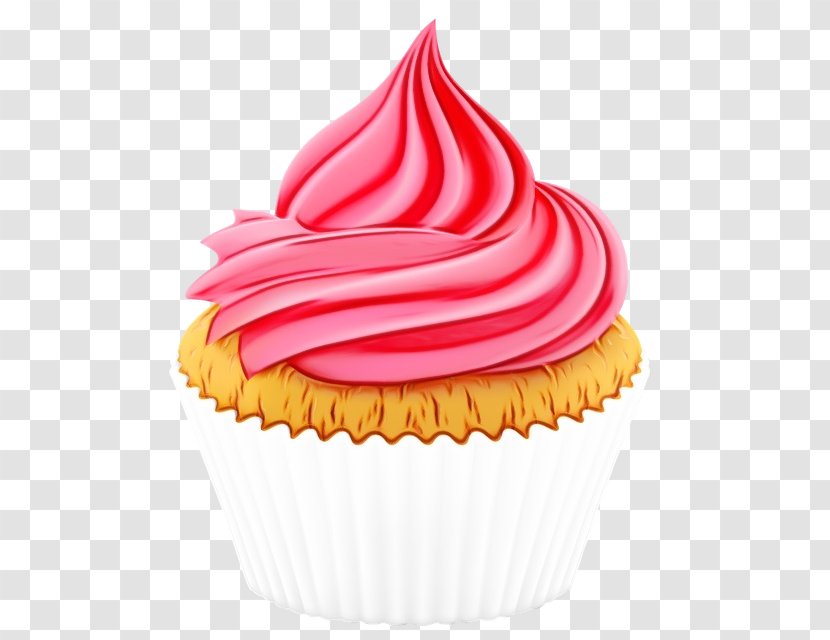 Cupcake Baking Cup Icing Food Buttercream - Cake Soft Serve Ice Creams Transparent PNG