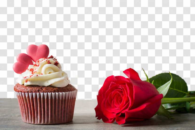 Tea Cupcake Wedding Cake Topper Valentines Day - Flavor - Rose Transparent PNG