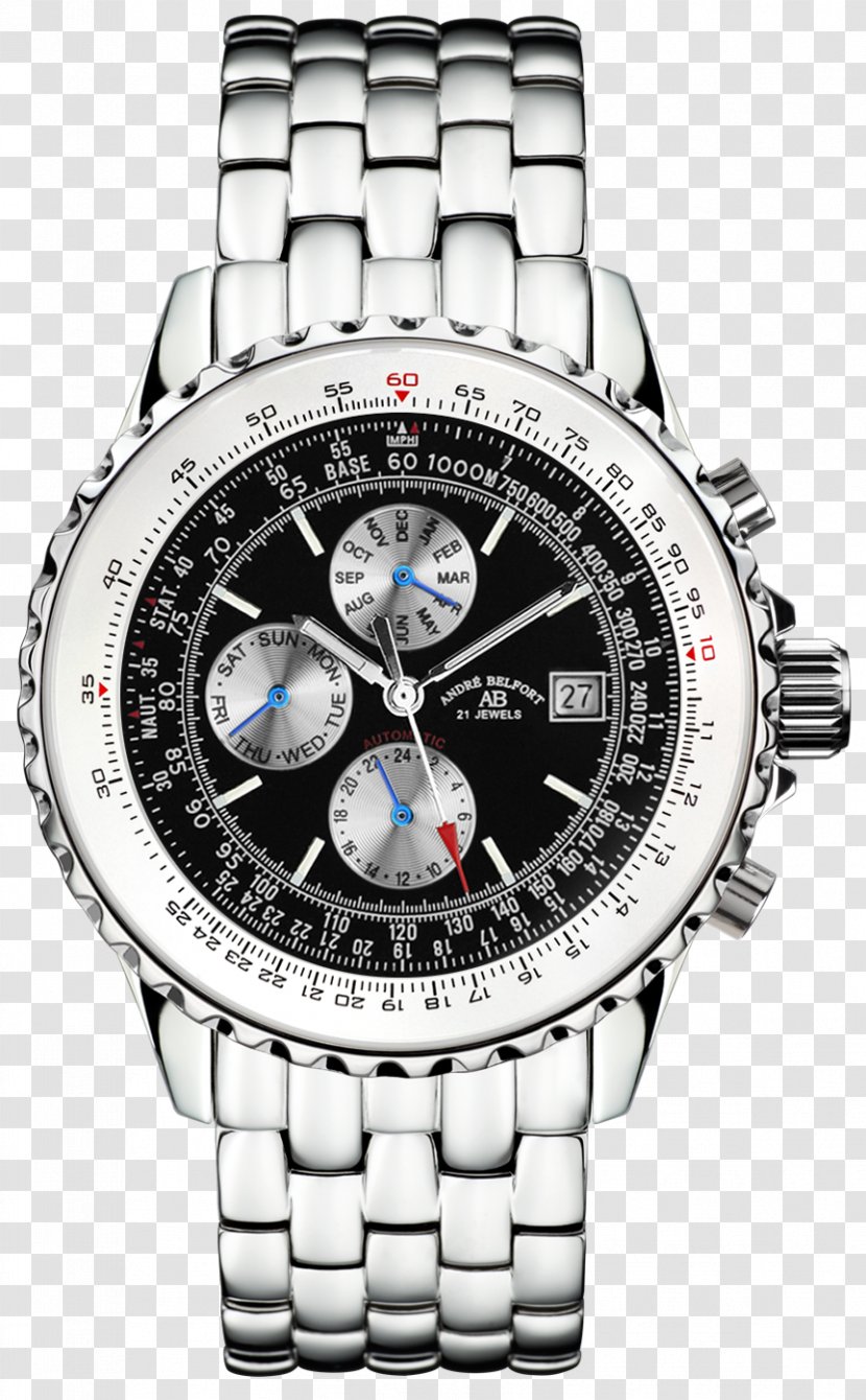 Automatic Watch Belfort Movement Clock - Strap - Atm Transparent PNG