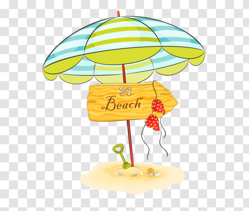 Beach Clip Art - Umbrella Transparent PNG