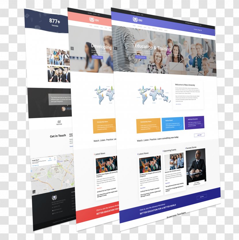 Higher Education School Template College - Of - Learning Themes Transparent PNG