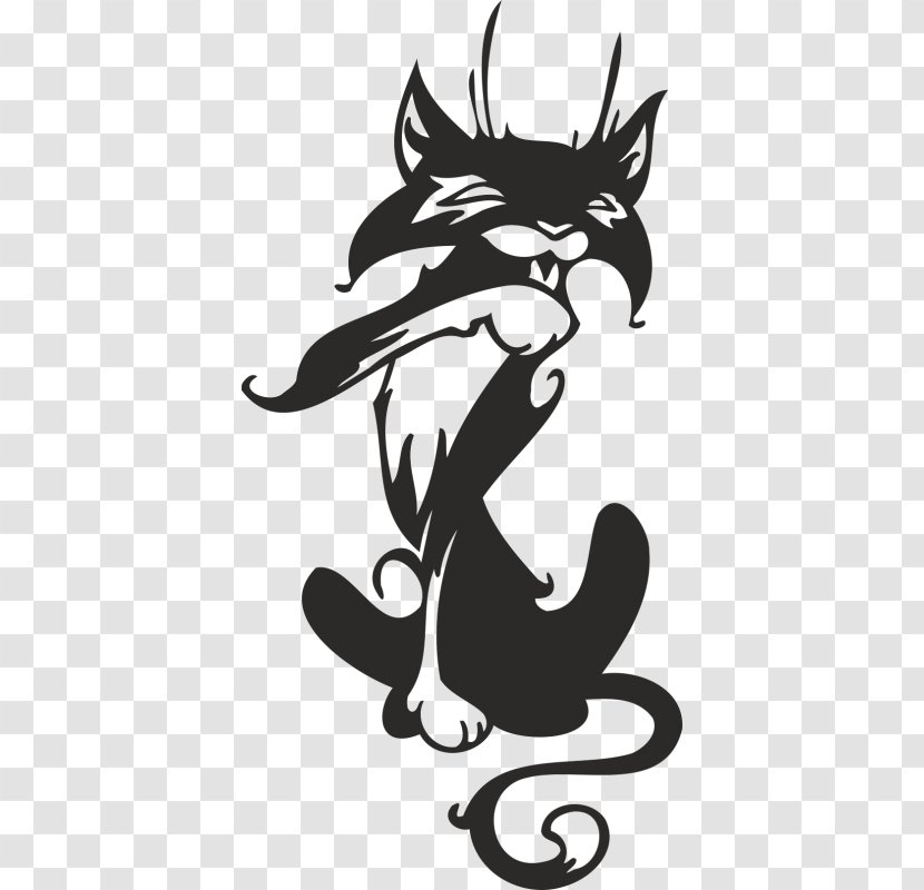 Song Cat Lyrics Stencil - Mammal Transparent PNG