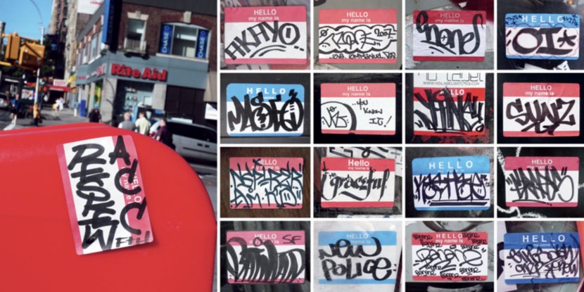 Subway Art Name Tagging Going Postal Graffiti Sticker - GRAFITTI Transparent PNG