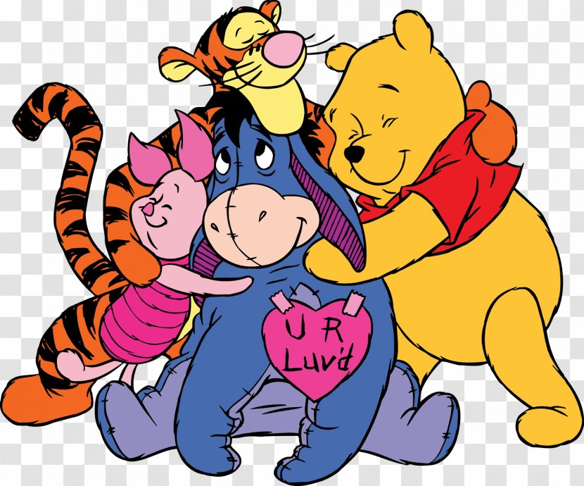 Winnie-the-Pooh Hug Drawing Clip Art - Tree - Winnie The Pooh Transparent PNG