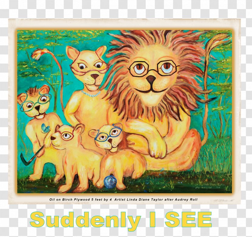 Lion Tiger Cartoon Cat - Fictional Character Transparent PNG