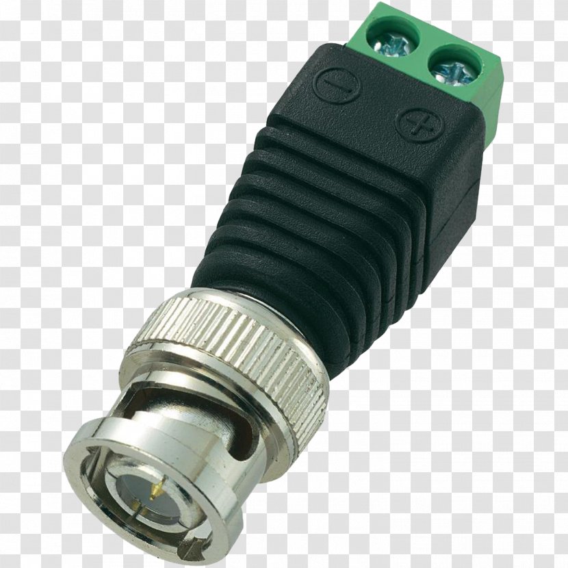 BNC Connector Electrical RG-59 Coaxial Cable Adapter - Tool - Balun Transparent PNG