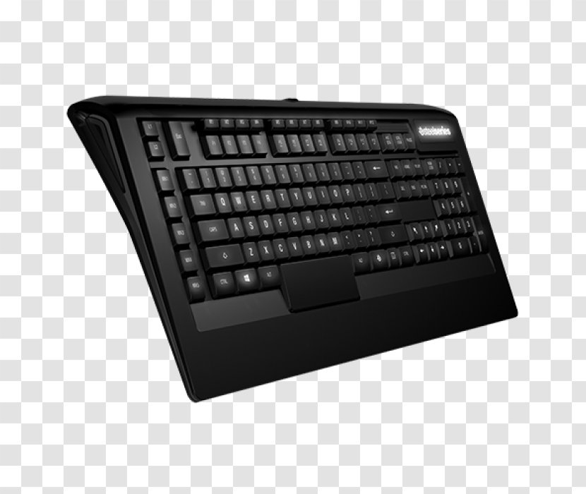 Computer Keyboard Gaming SteelSeries Apex 100 Keypad Backlight - Space Bar Transparent PNG