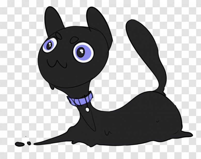 Whiskers Kitten Black Cat Canidae - Carnivoran Transparent PNG