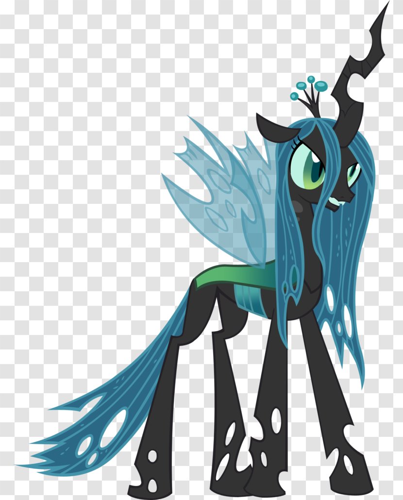 Pony Princess Luna Queen Chrysalis Cadance Novo - Form Transparent PNG