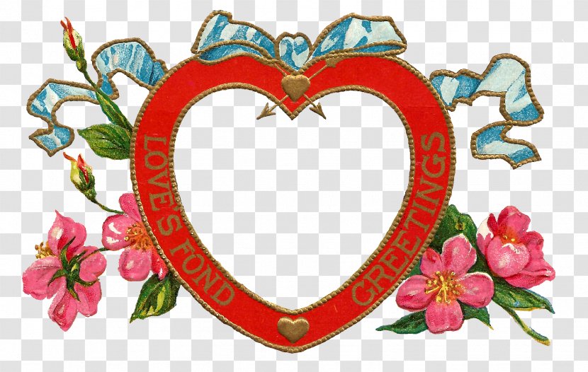 Borders And Frames Valentine's Day Picture Heart Clip Art - Frame Transparent PNG