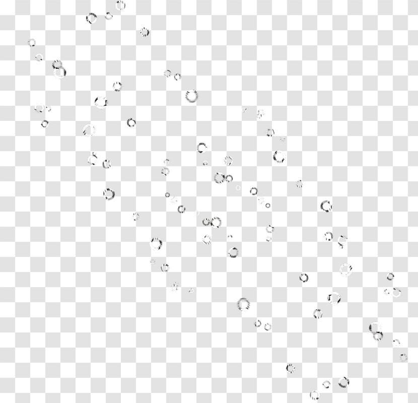 White Black Pattern - Monochrome - Crystal Drops Transparent PNG