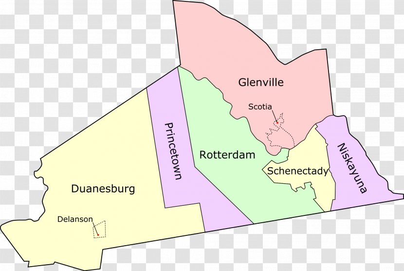 Schenectady County Airport Glenville Scotia Map Transparent PNG