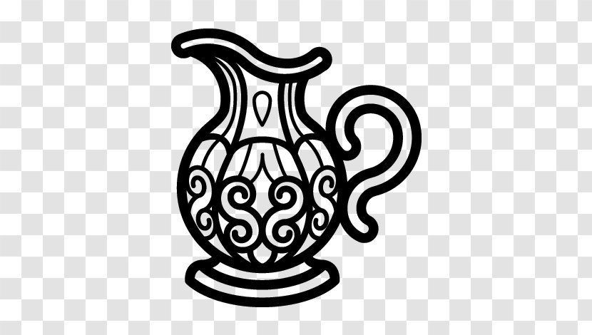 Drawing Pitcher Coloring Book Vase - Water Transparent PNG
