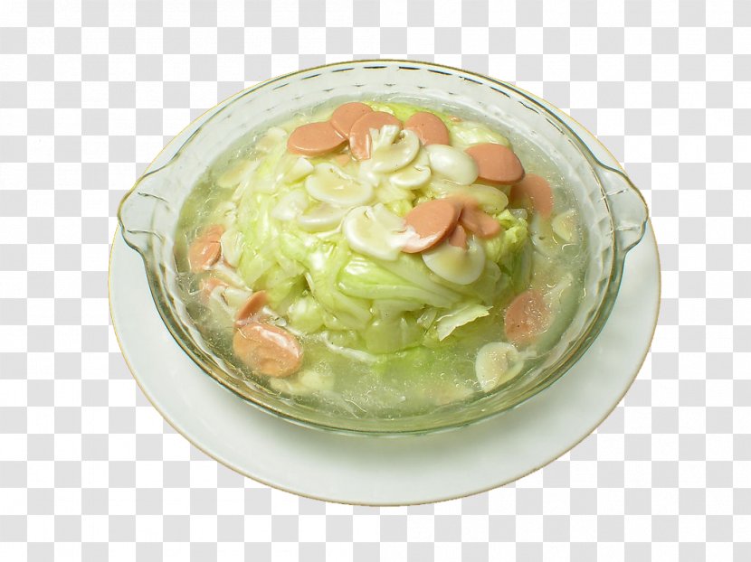 Vegetarian Cuisine Ravioli Mushroom - Cabbage Soup Transparent PNG