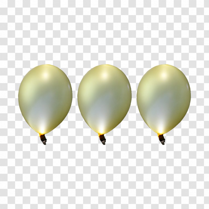 Balloon - Yellow - Gold Transparent PNG
