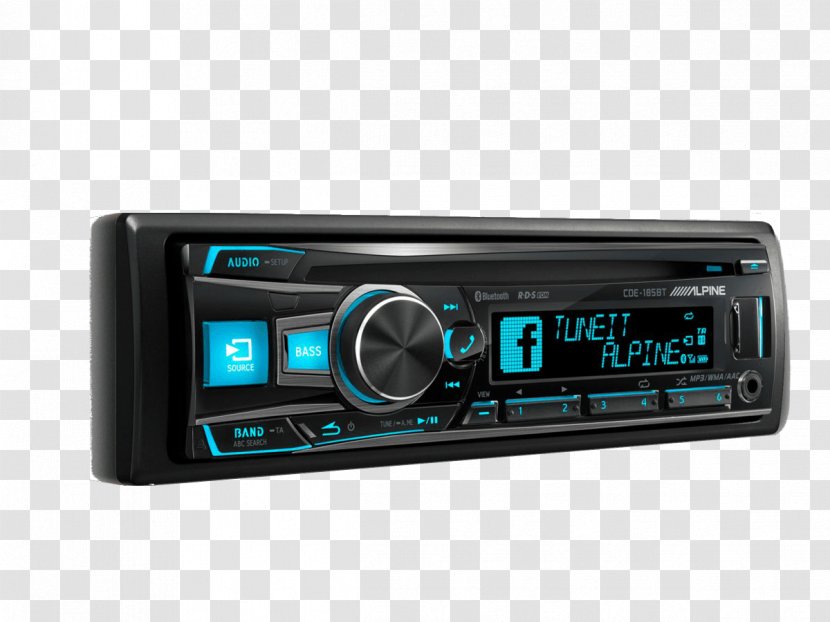 Car Vehicle Audio Alpine Electronics Bluetooth Tuner Transparent PNG