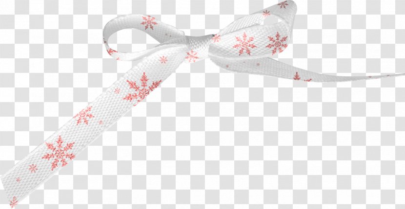 Bow Tie Ribbon Pattern - Pink - Snow Printing Transparent PNG