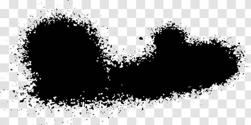 Paper Black And White Monochrome Photography - Silhouette - SPRAY Transparent PNG