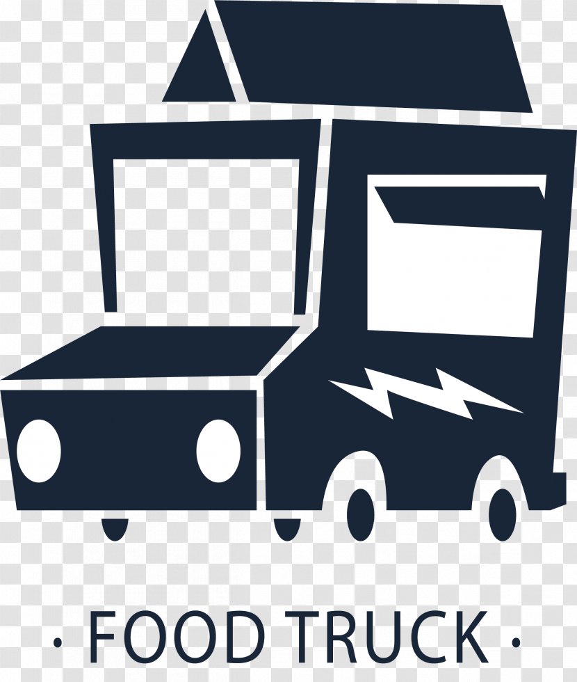 Fast Food Hamburger Mexican Cuisine Breakfast Truck - Eating - Dark Blue Car Transparent PNG