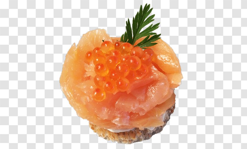 Sashimi Canapé Smoked Salmon Sushi Lox Transparent PNG