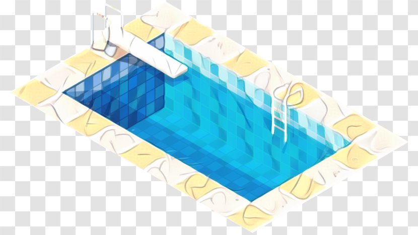 Clip Art Swimming Pools Image Vector Graphics - Turquoise - Skimmer Transparent PNG