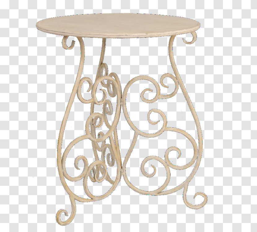 Table Garden Furniture Metal - End Transparent PNG