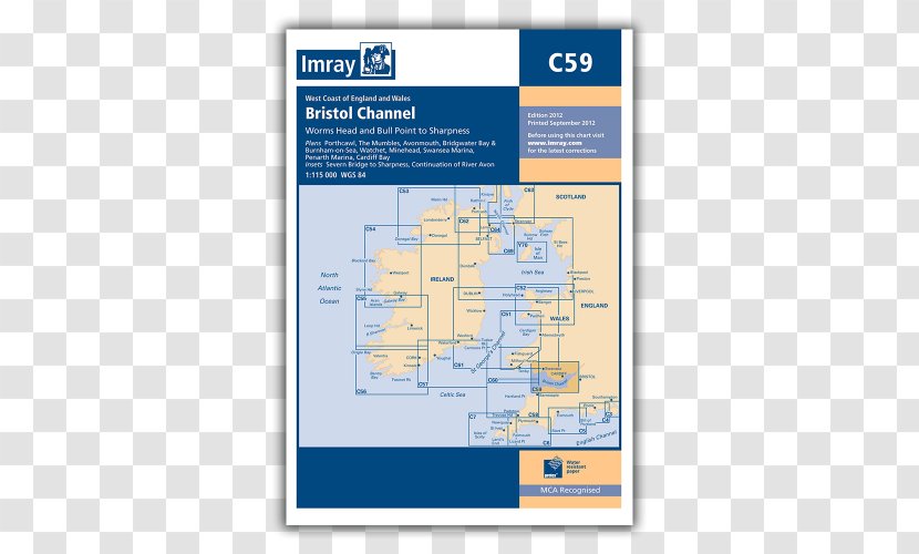 Admiralty Chart Nautical Atlantic France: North Biscay To The Spanish Border Imray C15: Solent - Bembridge Hurst Point And SouthamptonMumbles Transparent PNG