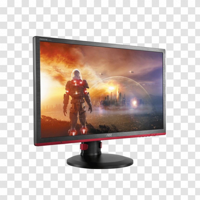 Computer Monitors FreeSync AOC International Refresh Rate 1080p - Technology - Monitor Transparent PNG